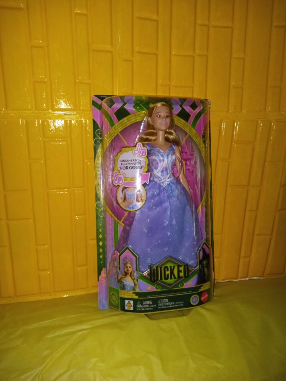 Wicked Wizard of Oz Glinda The Good "For Good" Singing Doll For Collectors